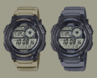 Oczekuje się, że zegarki Casio AE-1000W-5AV (po lewej) i AE-1000W-8AV (po prawej) zostaną wprowadzone na rynek w maju. (Źródło zdjęcia: Casio)