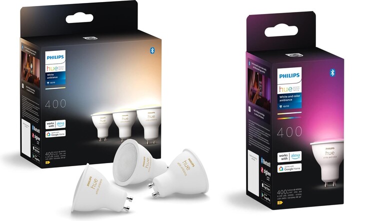 Opakowanie rzekomo nowych inteligentnych żarówek Philips Hue GU10. (Źródło zdjęcia: Hueblog)
