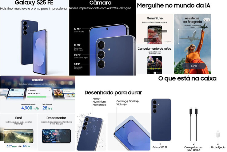 Zdjęcia promocyjne Samsunga Galaxy S25 FE z oferty (źródło zdjęcia: MediaMarkt)