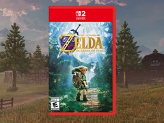 Baner promujący premierę remake’u Ocarina of Time o północy w Best Buy