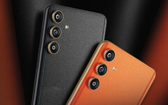 Model Galaxy F55 modyfikuje najnowszy język projektowania Samsunga za pomocą motywów ze skóry wegańskiej. (Źródło zdjęcia: Samsung)