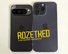 Rzekomy Pixel 9 Pro obok iPhone'a 14 Pro Max. (Źródło zdjęcia: Rozetked)