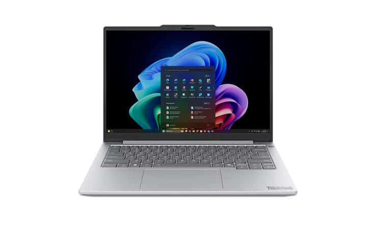 ThinkBook 14 Gen 9 Q8Y jest wyposażony w wyświetlacz IPS o jasności 400 nitów, częstotliwości odświeżania 60 Hz i rozdzielczości 1200p, dostępny opcjonalnie w wersji z ekranem dotykowym.