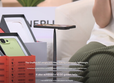 Zrzut ekranu z sesji odsłonięcia na żywo OnePlus 15T (tłumaczenie maszynowe)