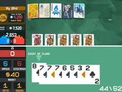 Zrzut ekranu z gry Balatro (powyżej) oraz zrzut ekranu z gry 