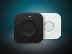 Philips Hue Bridge V2 i Hue Bridge Pro (na zdjęciu) otrzymują nowe aktualizacje oprogramowania. (Źródło zdjęcia: Philips Hue)