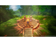 Zrzut ekranu z kolekcji remake&#039;ów Dragon Quest I i II HD-2D, który prezentuje unikalny styl graficzny gry. (Źródło obrazu: Square Enix)