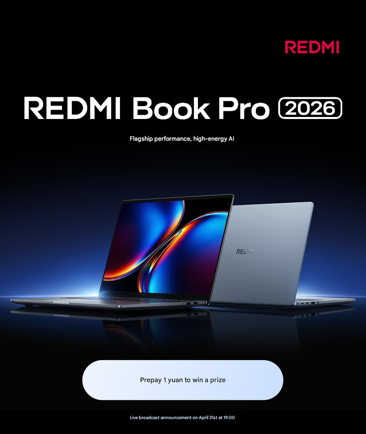 Ogłoszenie daty premiery Redmi Book Pro 2026 (tłumaczenie maszynowe)