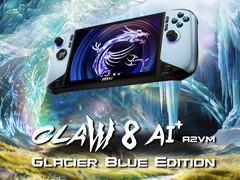 Glacier Blue Edition to jak dotąd druga odświeżona wersja Claw 8 AI+ od MSI.