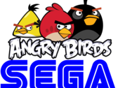 Sega ogłosiła, że kupi firmę, która stworzyła Angry Birds. (Obraz: loga Sega i Angry Birds)