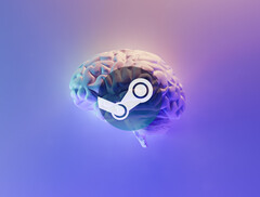 Steam wkrótce zezwoli na gry wykorzystujące sztuczną inteligencję do generowania treści. (Zdjęcie za pośrednictwem Milad Fakurian na Unsplash, logo Steam za pośrednictwem Valve)