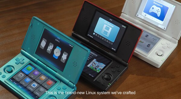 System operacyjny Linux Anbernic RG DS ma trzy motywy.