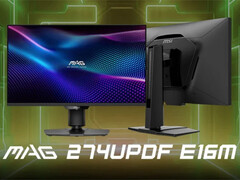 MAG 274UPDF E16M zawiera również port USB typu C, który zapewnia tryb DisplayPort Alt Mode i 15 W Power Delivery. (Źródło obrazu: MSI)