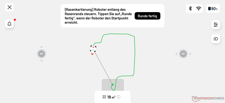 Ręczne mapowanie również sprawdziło się dobrze w teście.