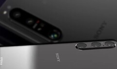 Oczekuje się, że Sony Xperia 1 V będzie wyposażona w przeważnie większe czujniki aparatu niż poprzednik. (Źródło obrazu: @OnLeaks/Sony - edytowane)