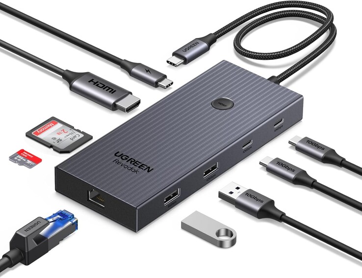 Nowy koncentrator USB-C Ugreen Revodok Pro 109. (Źródło obrazu: Ugreen)