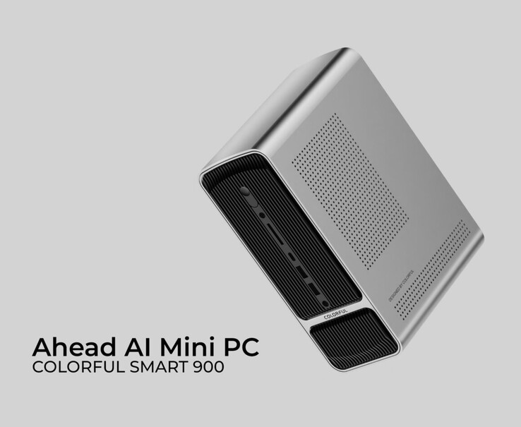 Zasilany przez AMD Strix Halo minikomputer Colorful Smart 900 AI ma elegancką obudowę. (Źródło zdjęcia: Colorful via TechPowerUp)