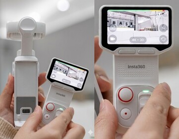 Biały Insta360 Luna Ultra.