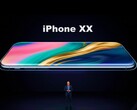 Wygenerowany przez AI render projektu iPhone'a 20/XX.