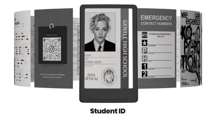 Można również wyświetlać karty pokładowe. (Źródło obrazu: Xteink)