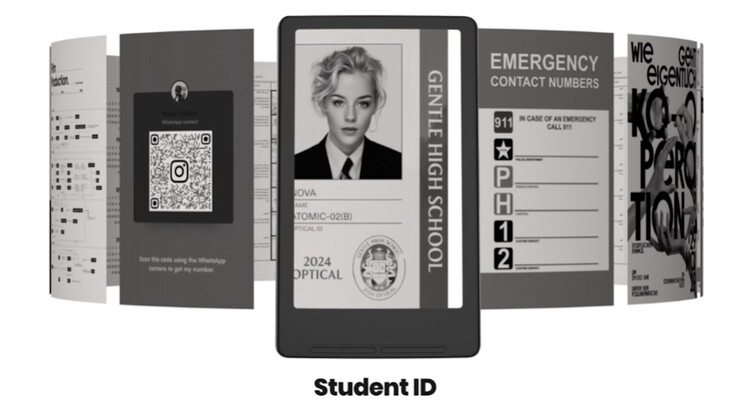 Można również wyświetlać karty pokładowe. (Źródło obrazu: Xteink)