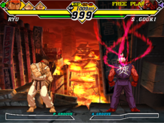 Zrzut ekranu z gry Capcom vs. SNK 2 (źródło obrazu: The Fighters Generation)