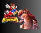 Grafika Donkey Kong Bananza z Mario 3D (źródło obrazu: Nintendo of America z poprawkami)