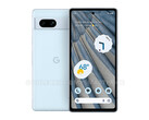 Pixel 7a byłby pierwszym smartfonem Google ze średniej półki, który wspierałby odblokowywanie twarzy. (Źródło obrazu: OnLeaks &amp; MySmartPrice)