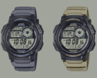 Casio wprowadziło na rynek amerykański zegarki AE1000W-5AV i AE1000W-8AV (na zdjęciu). (Źródło zdjęcia: Casio)