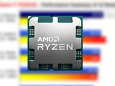 Ryzen 9 7950X3D pakuje 16 rdzeni, 32 wątki i 128 MB pamięci podręcznej 3D V-Cache. (Źródło: AMD/3DCenter-edited)
