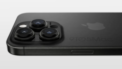 Render nadchodzącego tytanowego iPhone&#039;a 15 Pro. (Źródło: 9to5Mac)