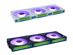 Lian Li UNI Fan SL-INF Wireless jest dostępny w dwóch wersjach kolorystycznych, z których obie mają konstrukcję lustra nieskończoności. (Źródło zdjęcia: Lian Li)