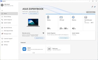 MyAsus - Oprogramowanie