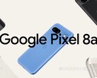 Pixel 8a jest teraz podobno mniej niż tydzień od premiery. (Źródło obrazu: @OnLeaks i SmartPrix)