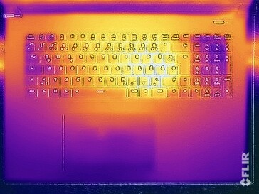 Test naprężeń temperatury powierzchni (górna strona)