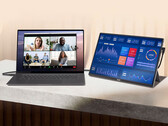 Nowy 16-calowy wyświetlacz OLED ma premierową cenę 299,90 euro w UE. Na zdjęciu: zdjęcie promocyjne przedstawiające przenośny monitor podłączony do laptopa.