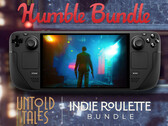 Pakiet Indie Roulette wygaśnie 2 sierpnia 2025 roku. Na zdjęciu: Steam Deck z grą The Hong Kong Massacre. (Źródło obrazu: Steam i Humble Bundle - edytowane)