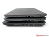 kolejno od góry: ZBook Studio G3, ZBook 15 G3, ZBook 17 G3