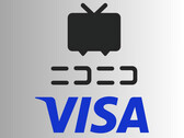 Witryna do udostępniania wideo Niconico i logo Visa (źródło obrazu: Niconico, Visa)
