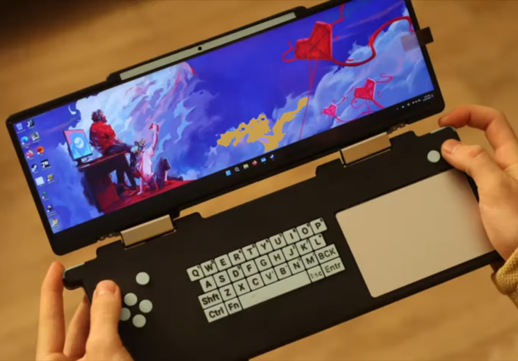 YouTuber buduje ultraszeroki gamingowy handheld DS Deck ze starego laptopa Lenovo Yoga