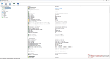 Intel Core i5-13500HX Podsumowanie HWInfo