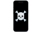 IPhone Air może umierać. (Źródło zdjęcia: Apple z emoji czaszki i krzyża, edytowane)