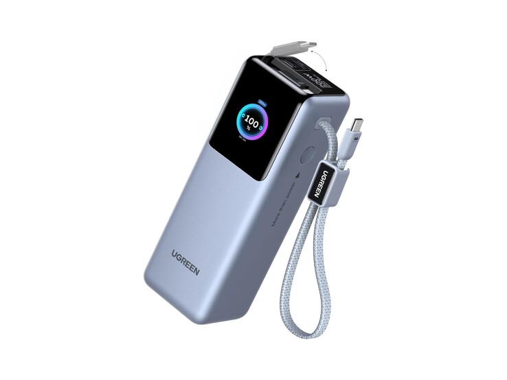Nowy zielony power bank z wyświetlaczem