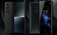 Sony Xperia 1 V ma charakterystyczny design o prostych krawędziach, ale przyszłość może być bardziej zakrzywiona, jak XZ2 z 2018 roku. (Źródło obrazu: Sony/Unsplash - edytowane)