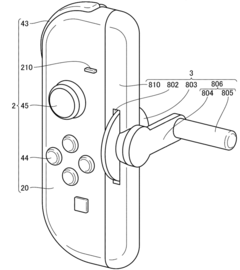Niedawno opublikowany patent Nintendo dodaje do Swtich2 Joy-Con funkcję korby i coś w rodzaju mechanicznego koła (Źródło obrazu: Nintendo / WIPO)