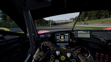 Na zdjęciu: zrzut ekranu z rozgrywki w grze „Assetto Corsa Competizione”.