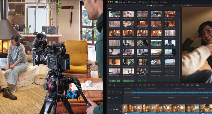 Materiały proxy na żywo mogą być automatycznie wysyłane do Davinci Cloud, a zdalni montażyści Davinci Resolve mogą natychmiast rozpocząć edycję. (Źródło obrazu: Blackmagic)