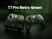 Kontrolery T7 Pro Retro Green i T7 Pro W Retro Green mają podobną konstrukcję.