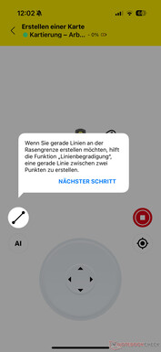 Funkcja linii prostej również pomaga