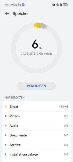 Huawei Pura 80 Ultra: Pamięć masowa